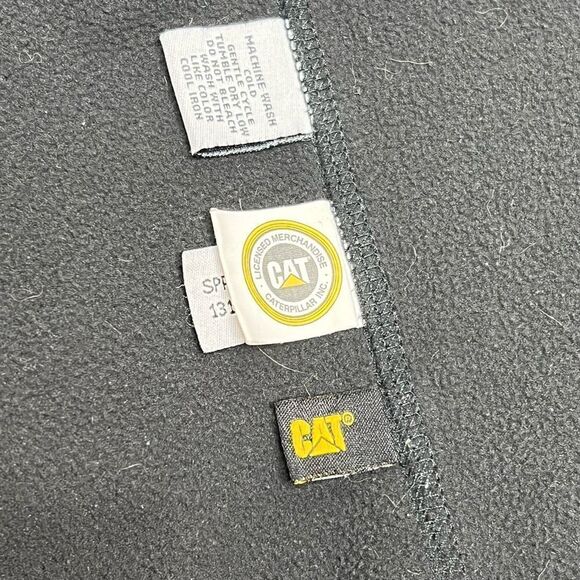 Caterpillar black fleece lined weatherproof jacket size L - Picture 14 of 16